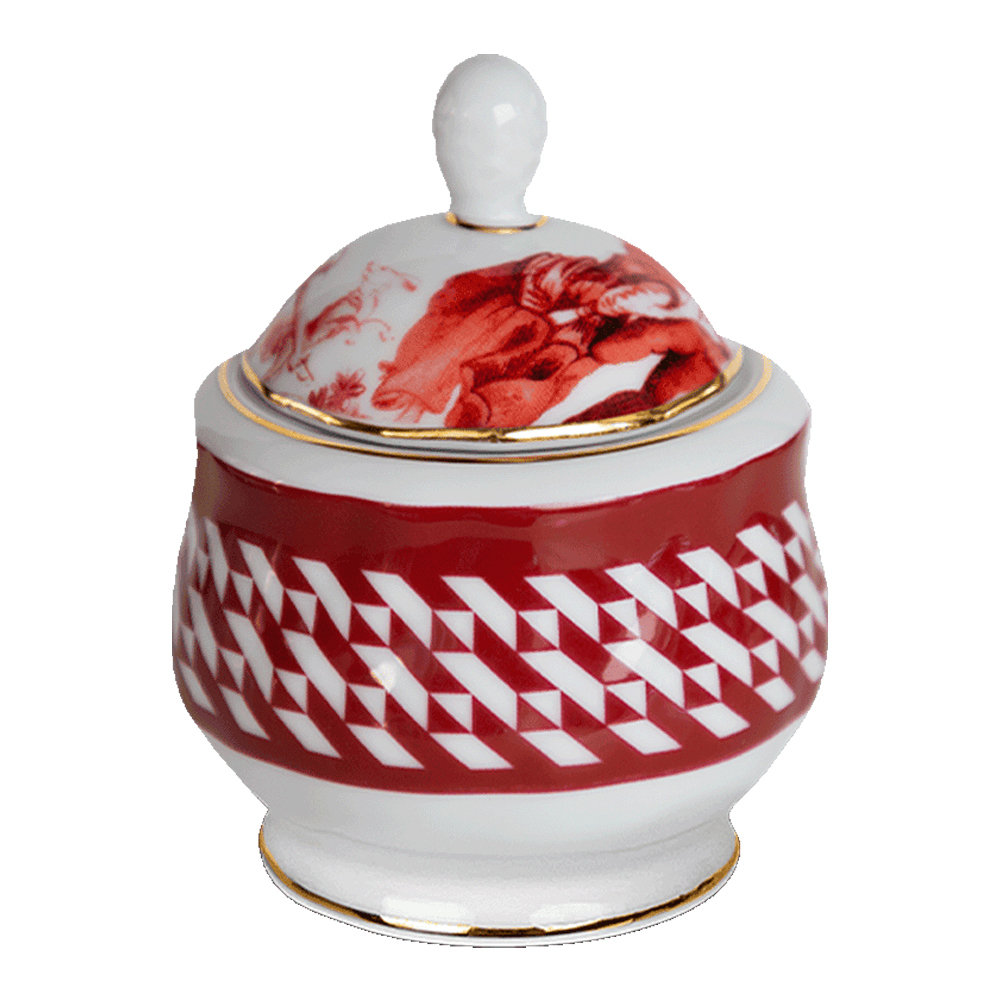 Фарфоровая сахарница LE ROUGE