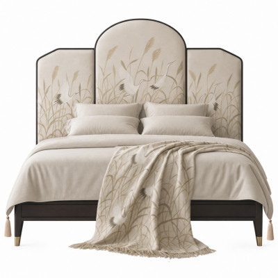 Премиальная Кровать Japanese Cranes Arches Bed
