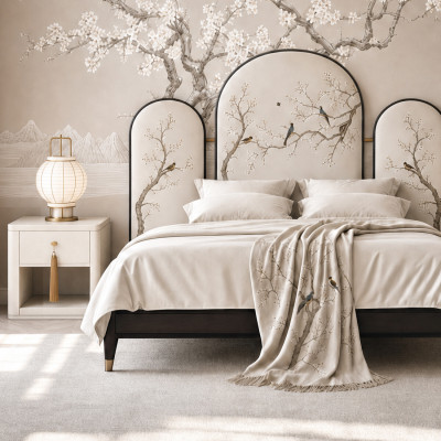 Премиальная Кровать Sakura Japanese Arches Bed