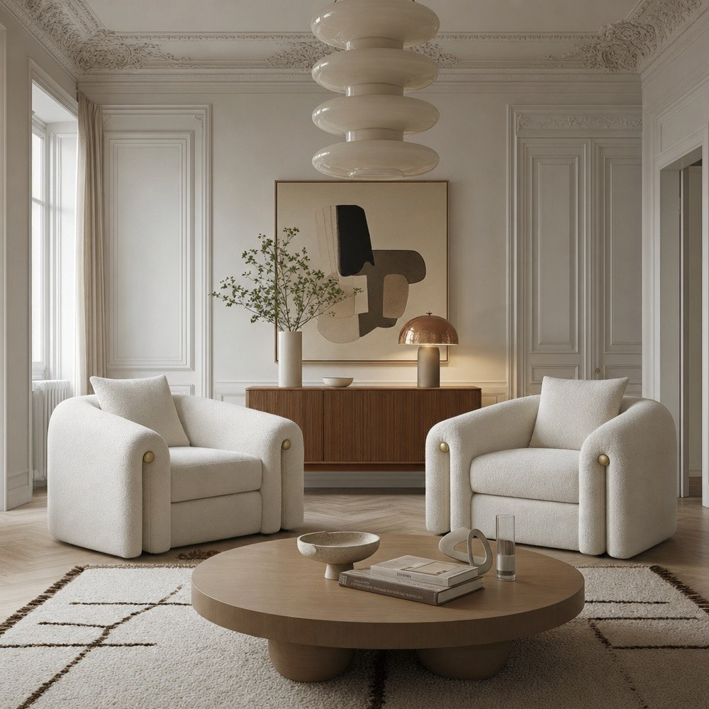 Дизайнерское комфортное Кресло Davis Armchair