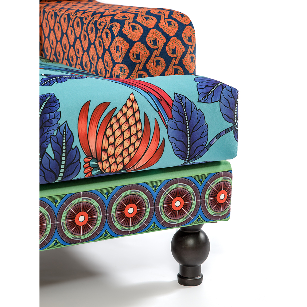 Tanzania Limited Edition Tiger Armchair Большое кресло с тропическим рисунком