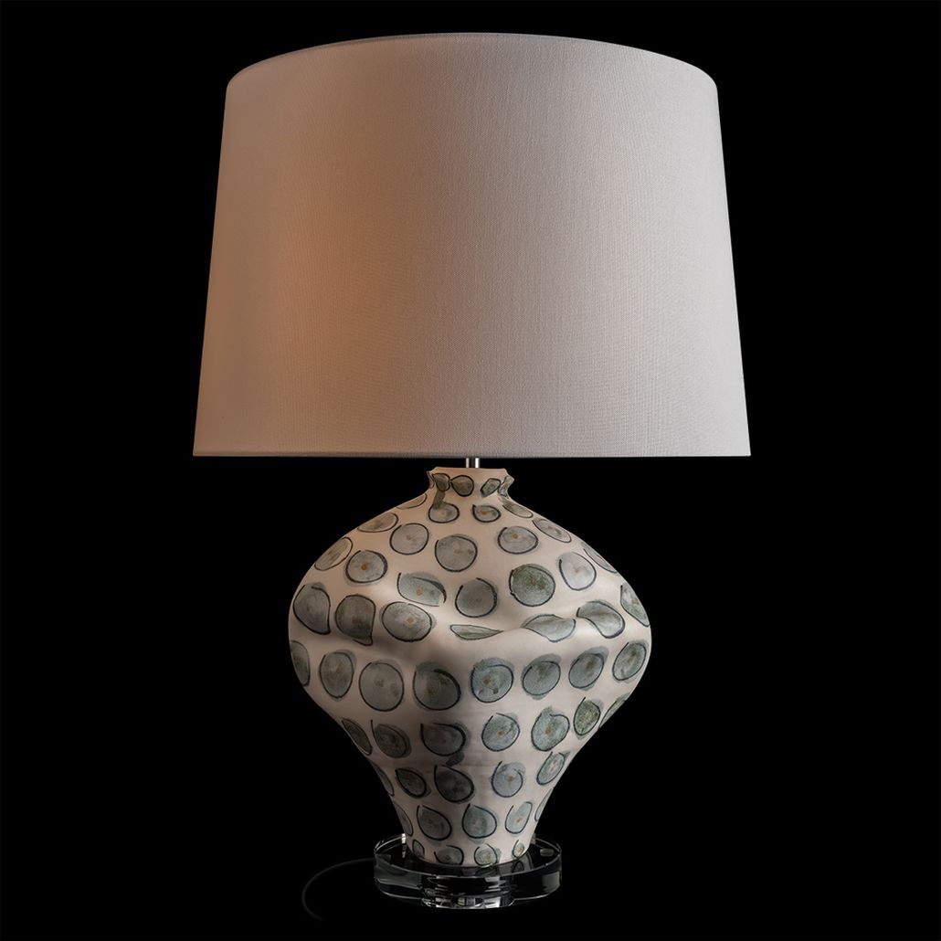 Настольная лампа Blue Crumpled Lamp