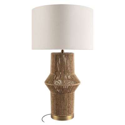 Настольная лампа из джута Table Lamp Stems
