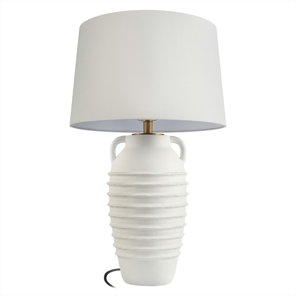 Белая настольная лампа  White Amphora Lamp