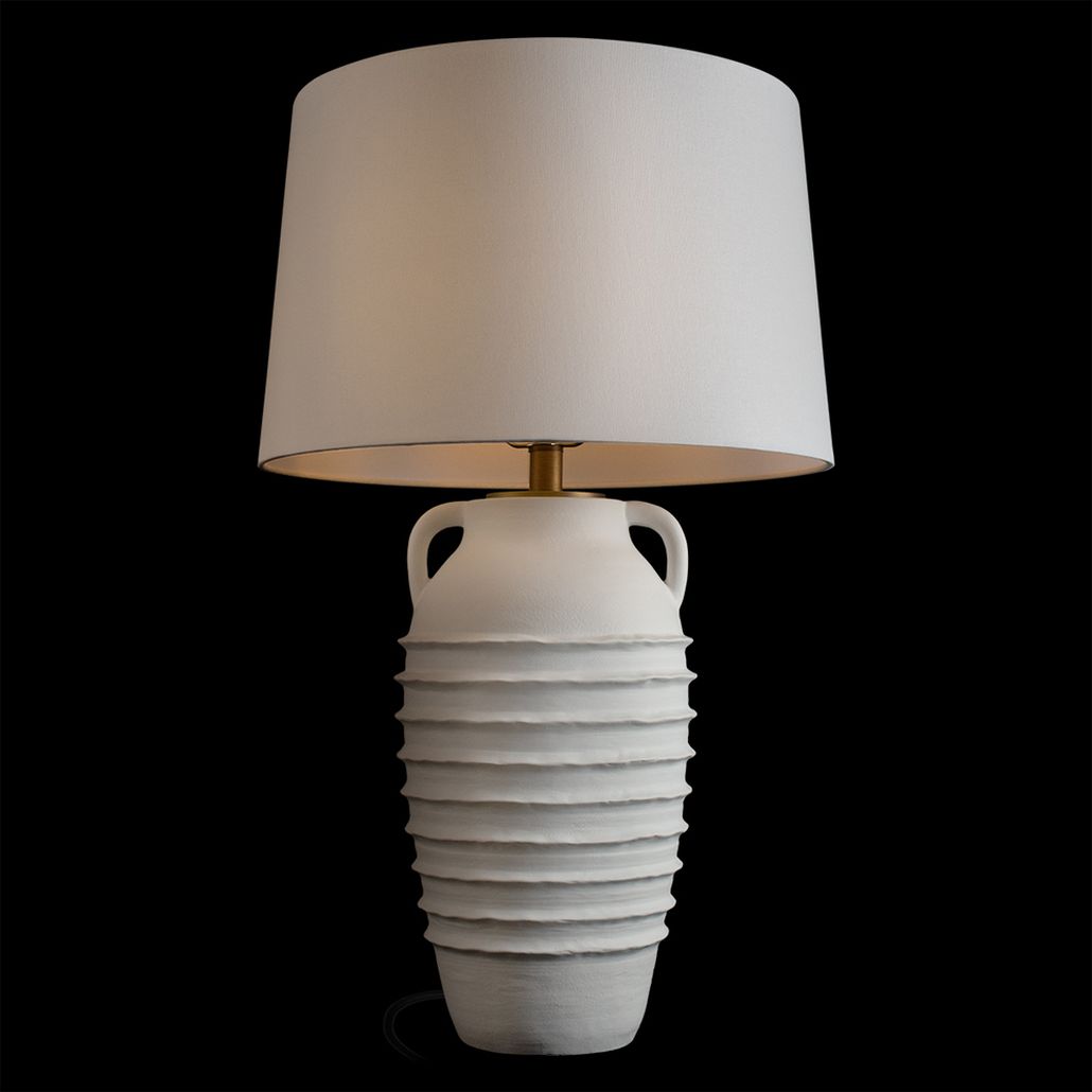 Белая настольная лампа  White Amphora Lamp