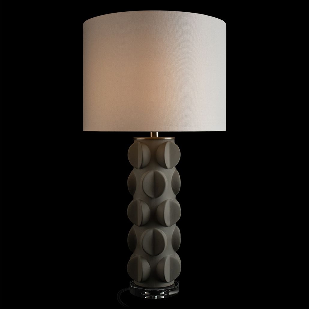 Настольная лампа  Gray Pea Lamp серая