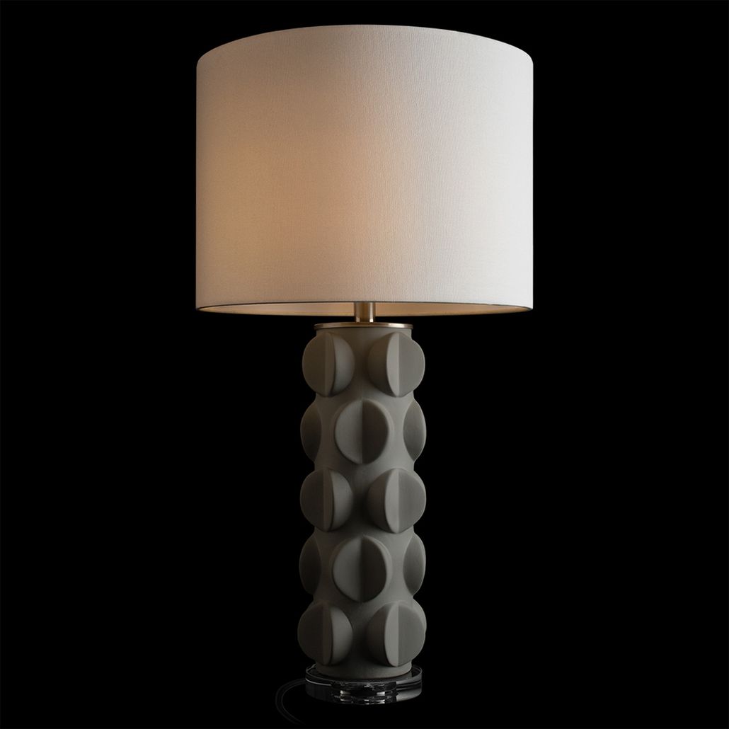 Настольная лампа Gray Pea Lamp серая