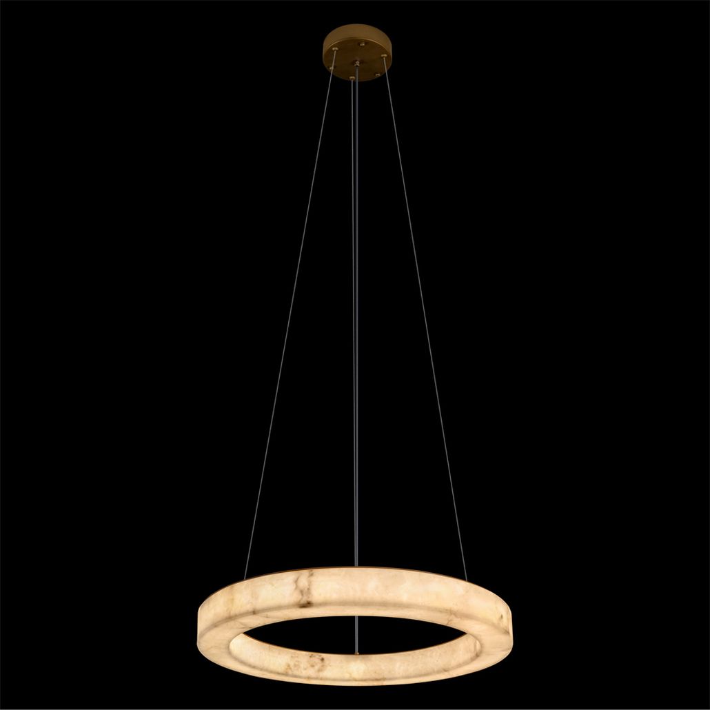 Круглый подвесной светильник Stone Pendant Light 60 см