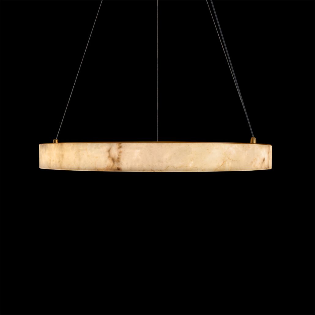 Круглый подвесной светильник Stone Pendant Light 60 см