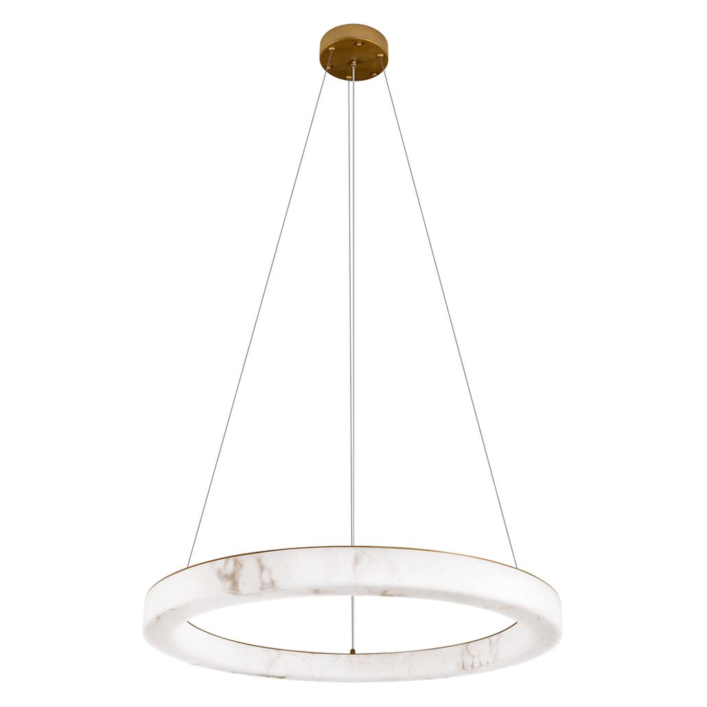 Круглый подвесной светильник Stone Pendant Light 80 см