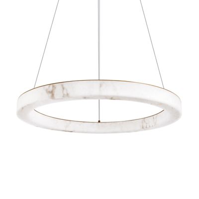 Круглый подвесной светильник Stone Pendant Light 80 см