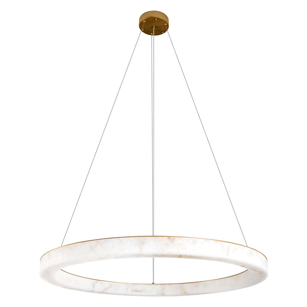 Круглый подвесной светильник Stone Pendant Light 100 см
