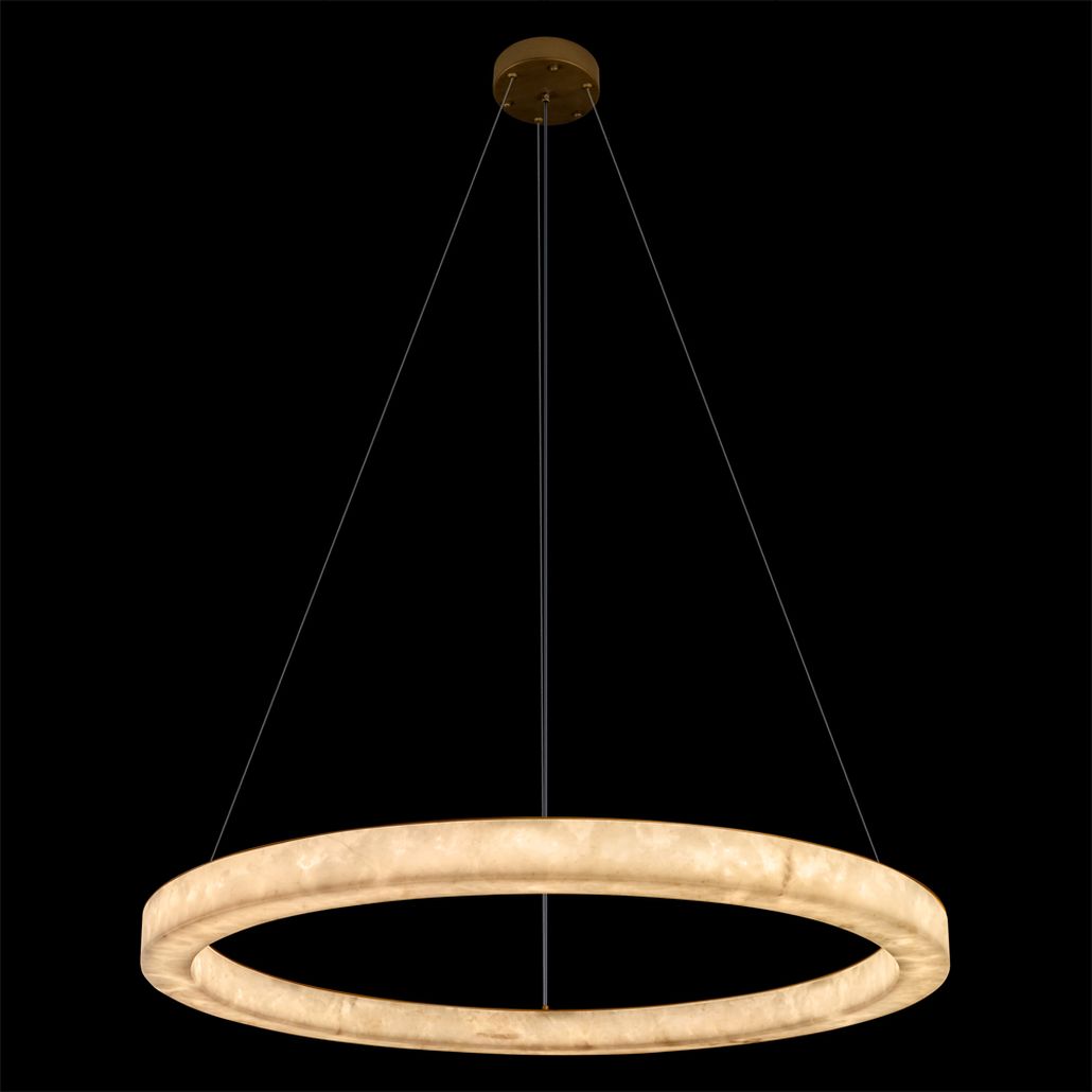 Круглый подвесной светильник Stone Pendant Light 100 см