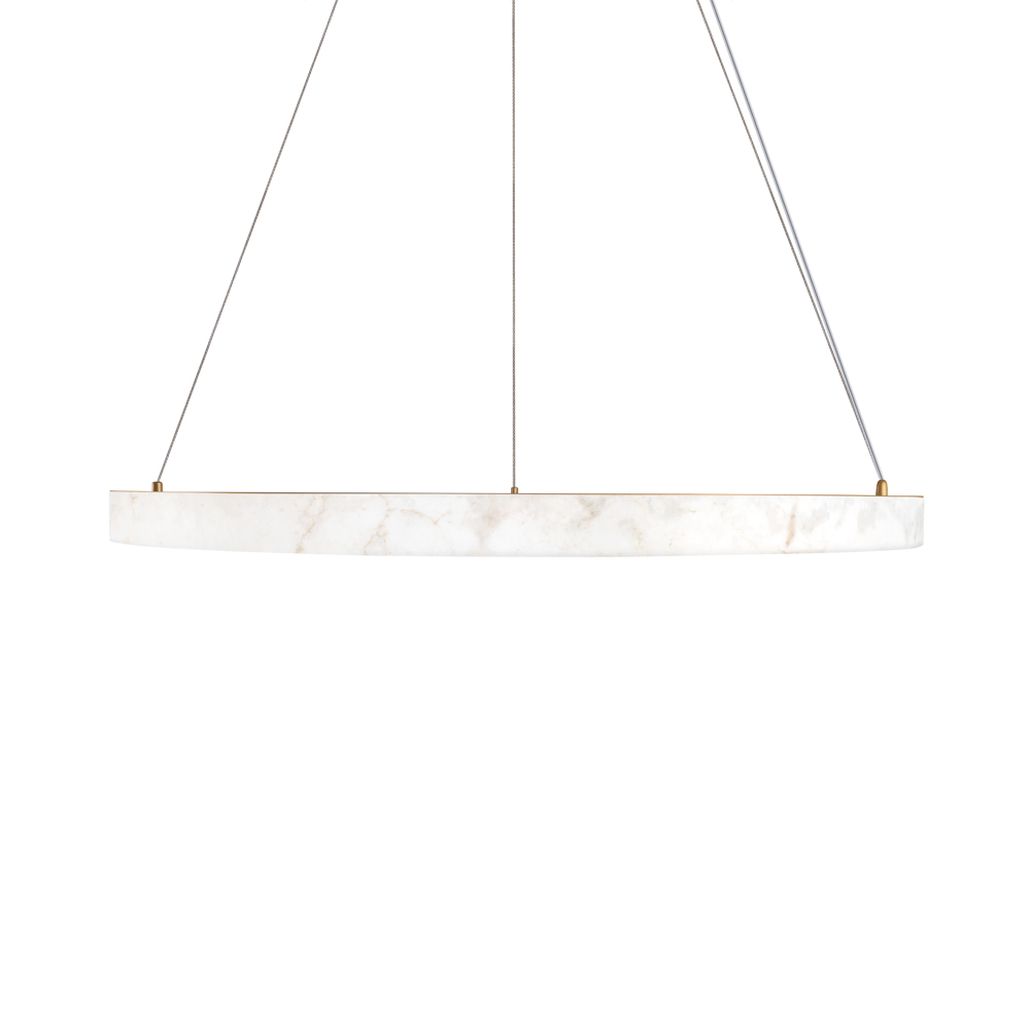 Круглый подвесной светильник Stone Pendant Light 100 см