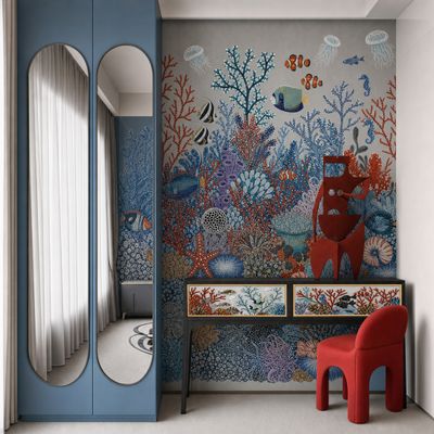 Консоль Fiji Console Limited edition ручная вышивка камнями и стеклярусом