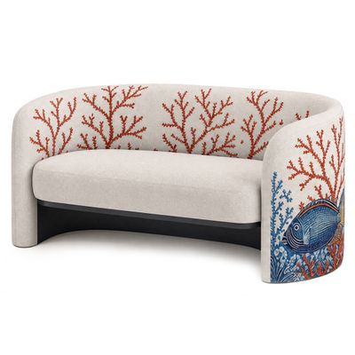 Двухместный диван Fiji Sofa Angelfish Red Coral