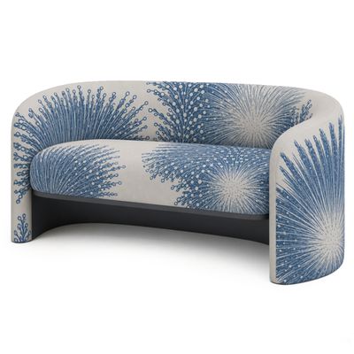 Двухместный диван Fiji Sofa Blue Carronella