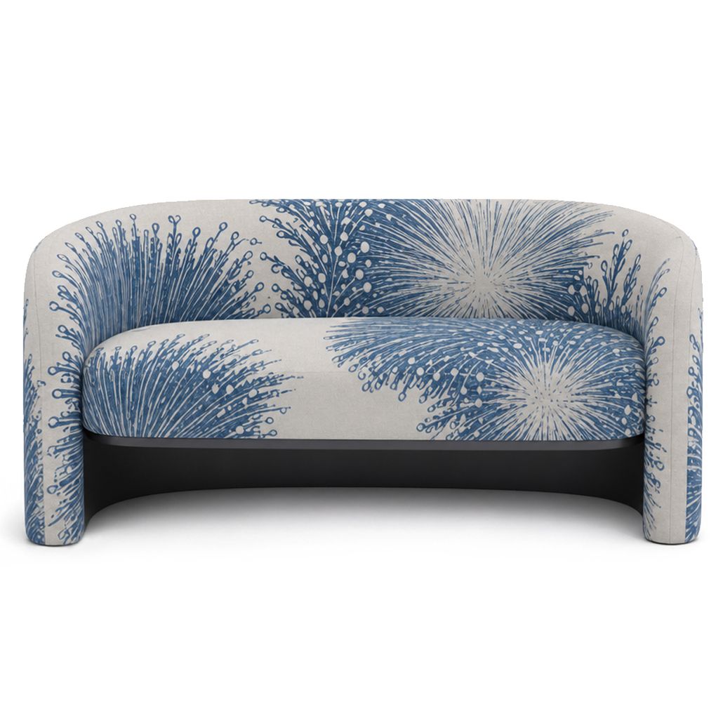 Двухместный диван Fiji Sofa Blue Carronella