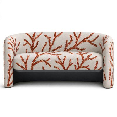 Двухместный диван Fiji Sofa Red Coral