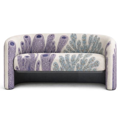 Двухместный диван Fiji Sofa Pipe Coral