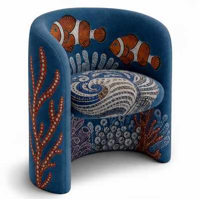 Полукресло Fiji Chair Clownfish Blue