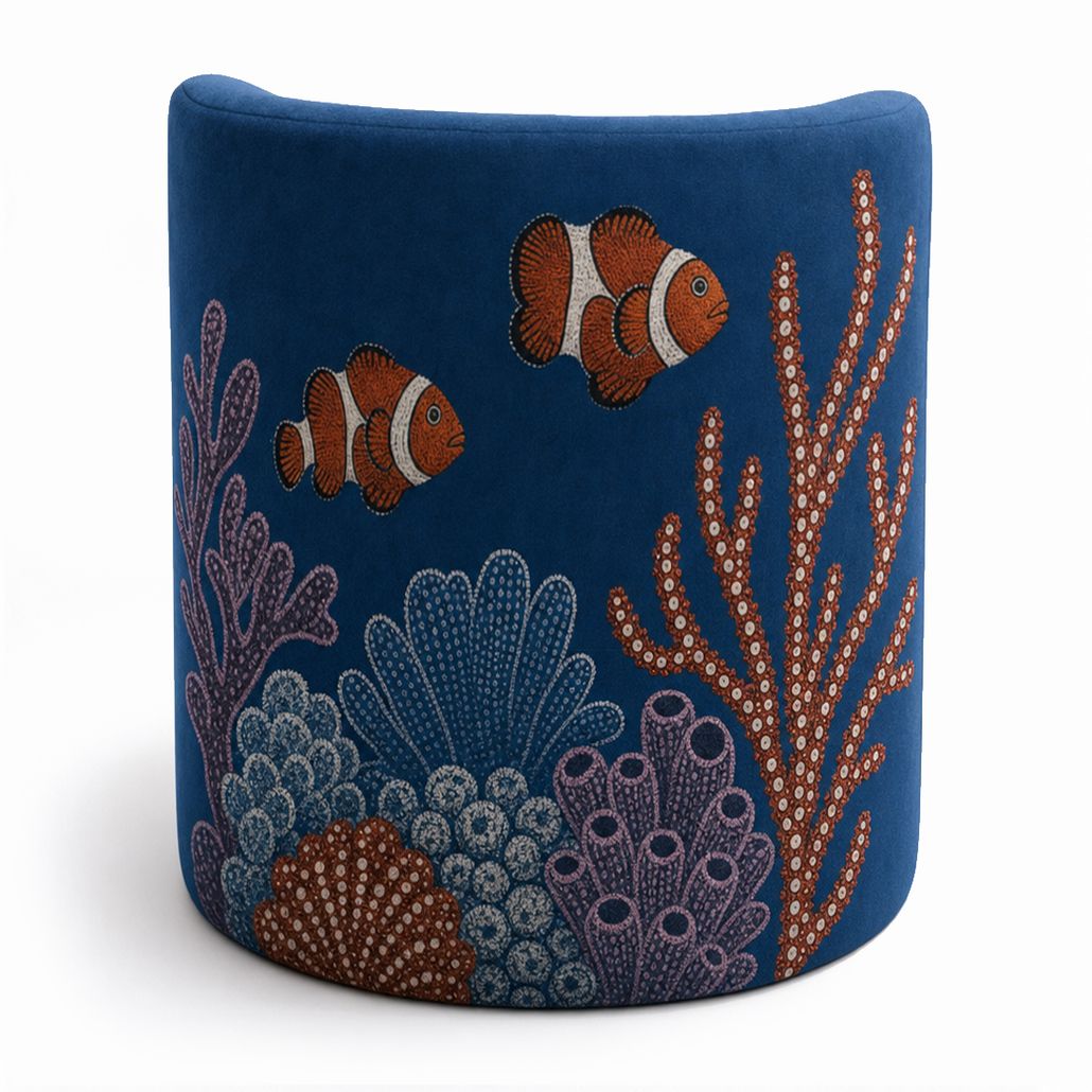 Полукресло Fiji Chair Clownfish Blue