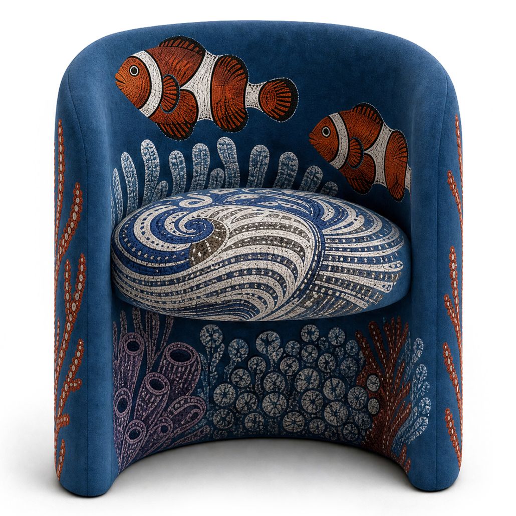 Полукресло Fiji Chair Clownfish Blue