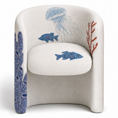 Полукресло Fiji Chair Pipe Coral