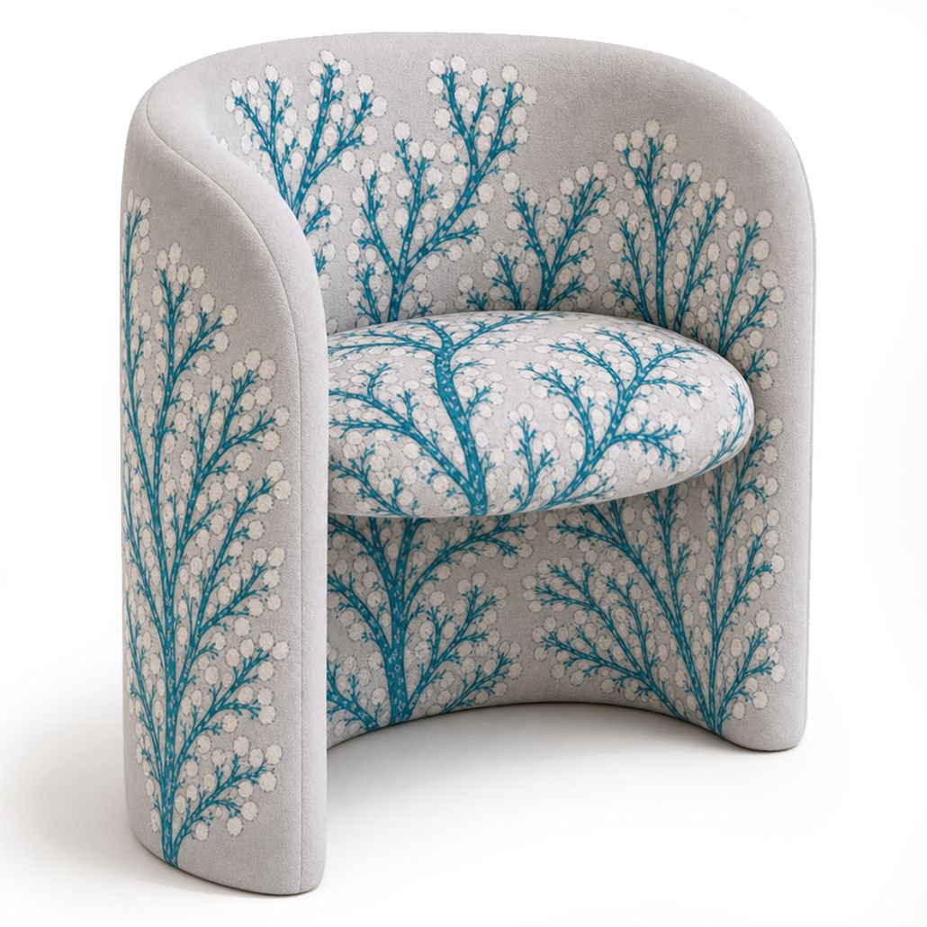 Полукресло Fiji Chair Blue Coral