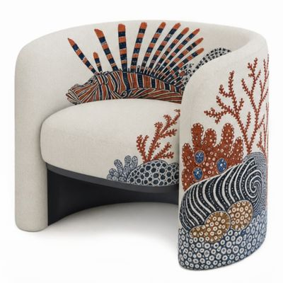 Премиальное дизайнерское Кресло Fiji Armchair Lionfish
