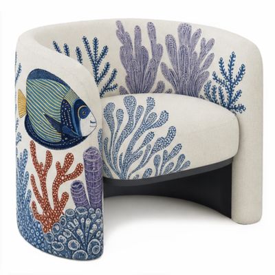 Дизайнерское Кресло Fiji Armchair Angelfish Blue Coral