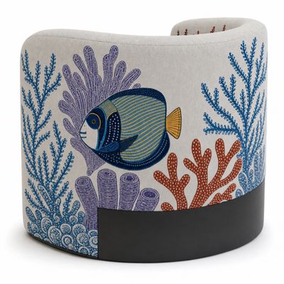 Дизайнерское Кресло Fiji Armchair Angelfish Blue Coral