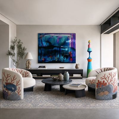 Дизайнерское Кресло Fiji Armchair Angelfish Red Coral
