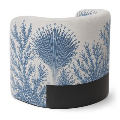 Премиальное дизайнерское Кресло Fiji Armchair Blue Carronella