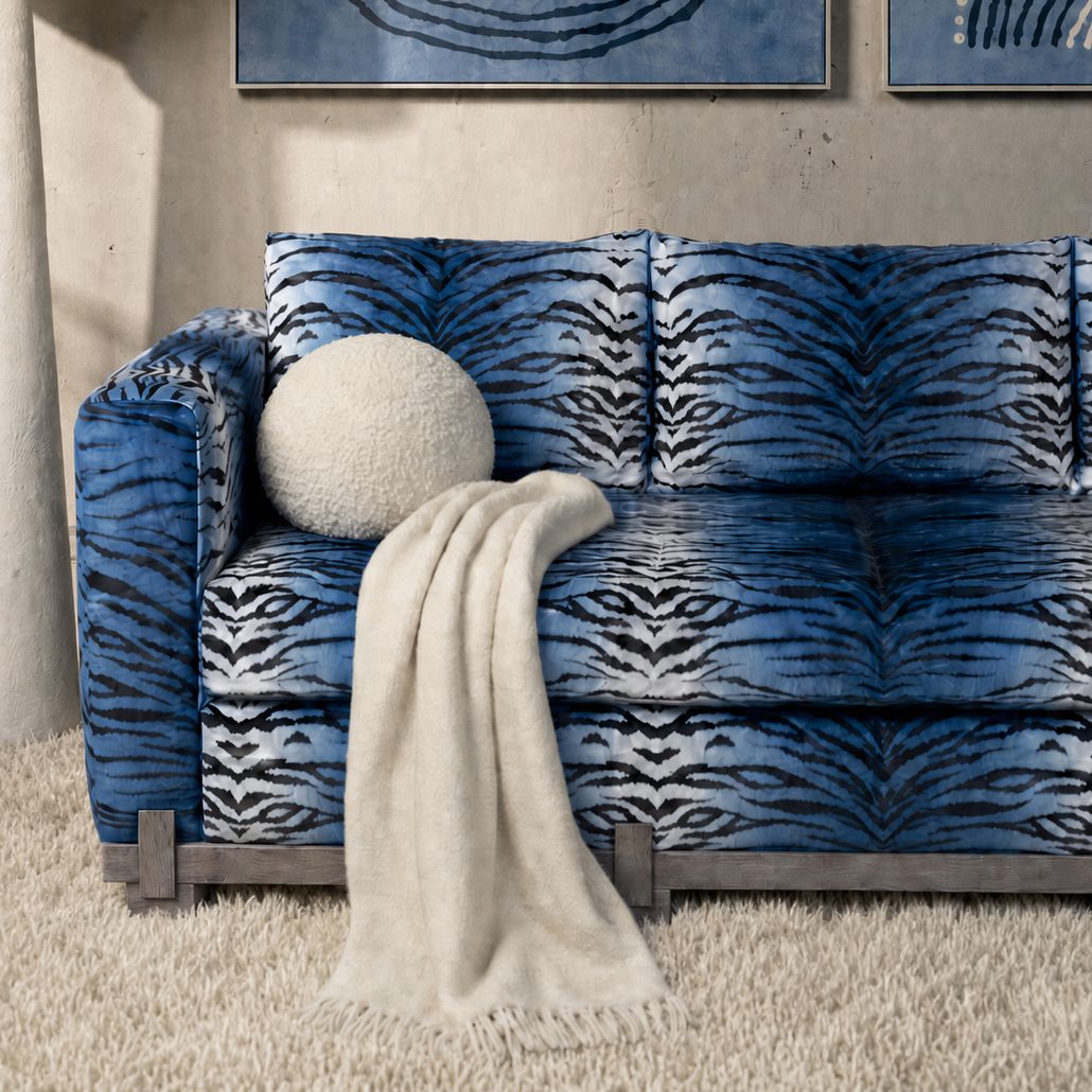 Диван Ida Sofa Blue Tiger