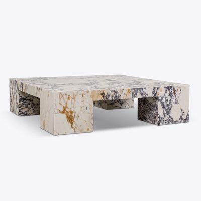 Кофейный стол из мрамора Merlot Marble Coffee Table