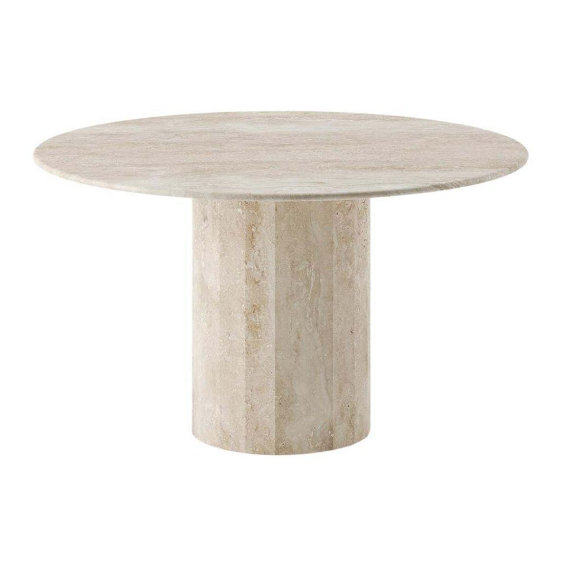 Обеденный стол из мрамора Hathor Marble Dining table бежевый