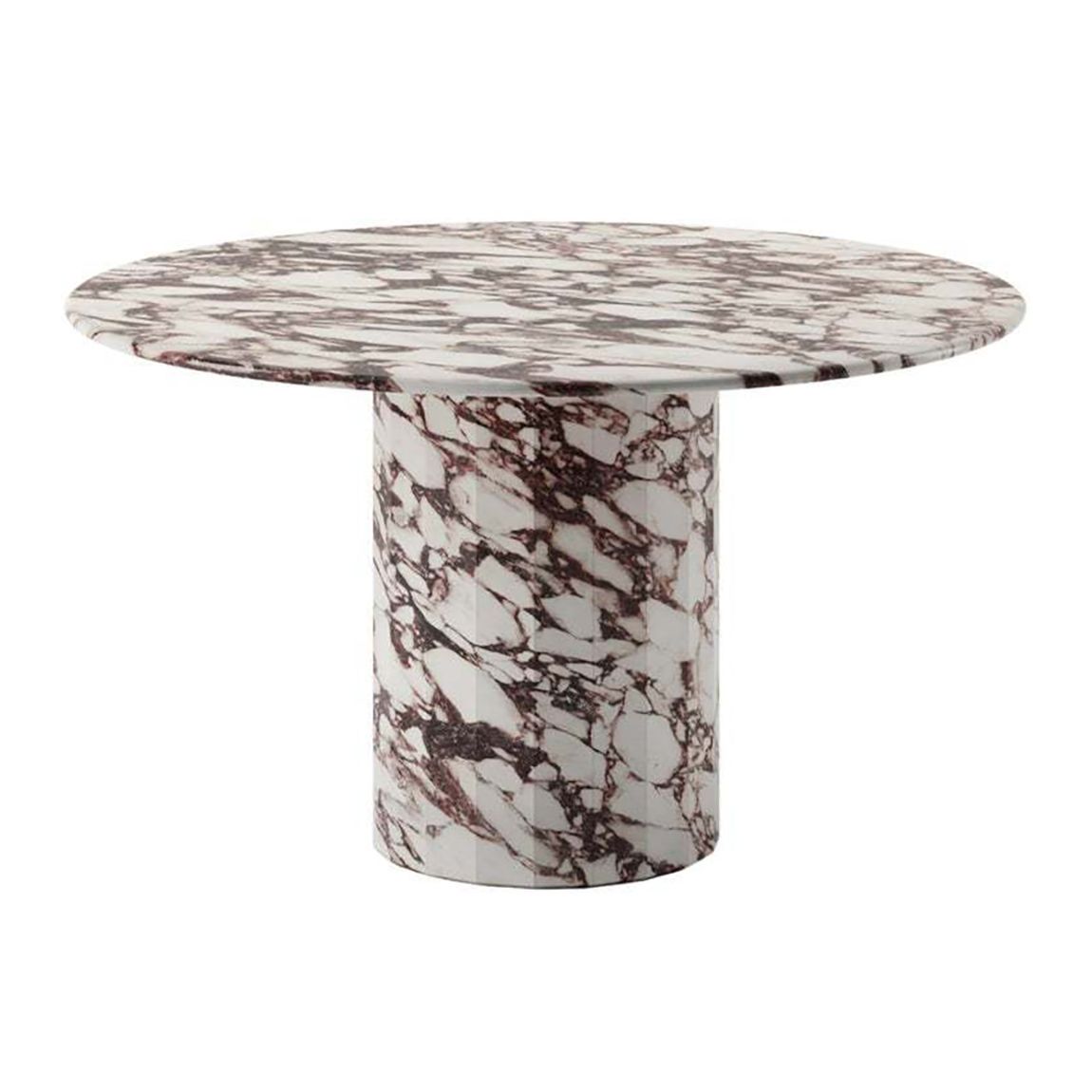 Обеденный стол из мрамора Hathor Marble Dining table Calacatta Viola