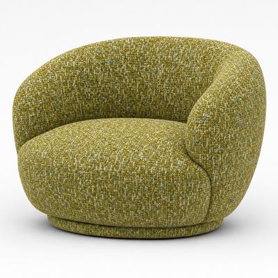 Кресло UMA olive зеленое букле