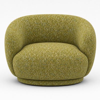 Кресло UMA olive зеленое букле
