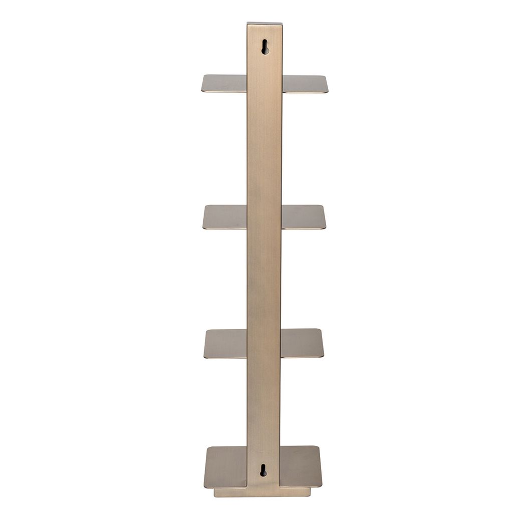 Полка узкая с вертикальной металлической опорой Modernist Design