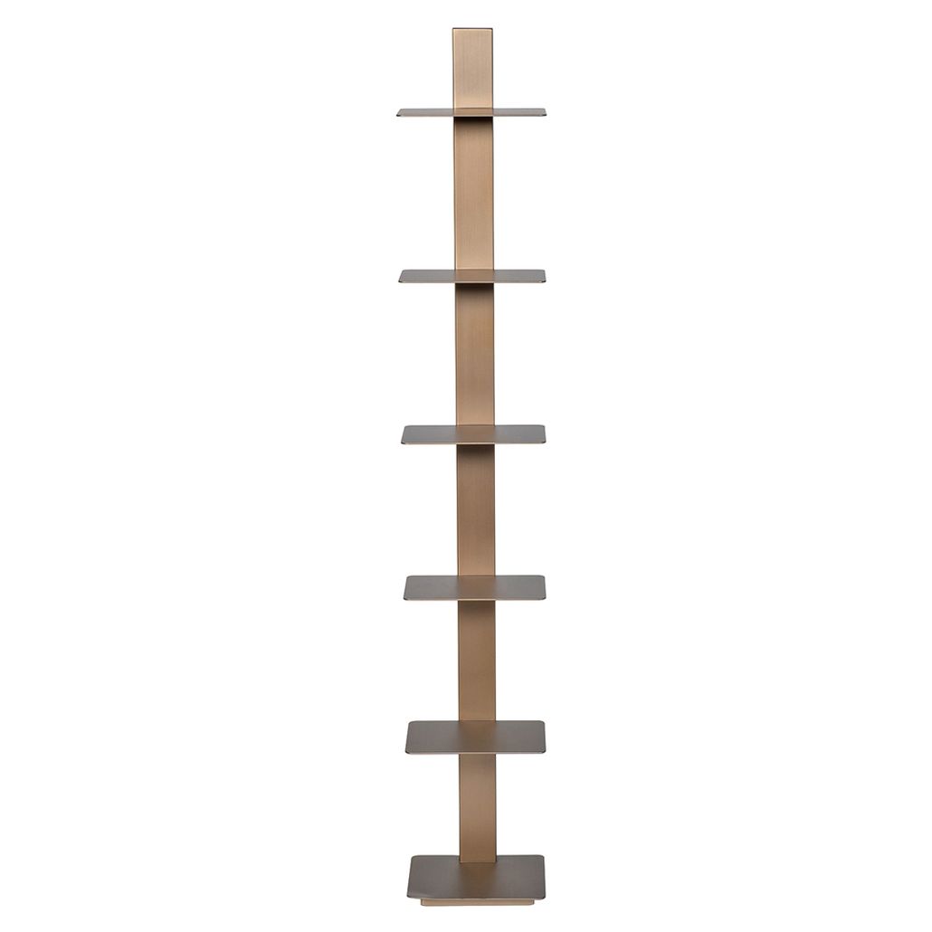 Полка узкая с вертикальной металлической опорой Modernist Design