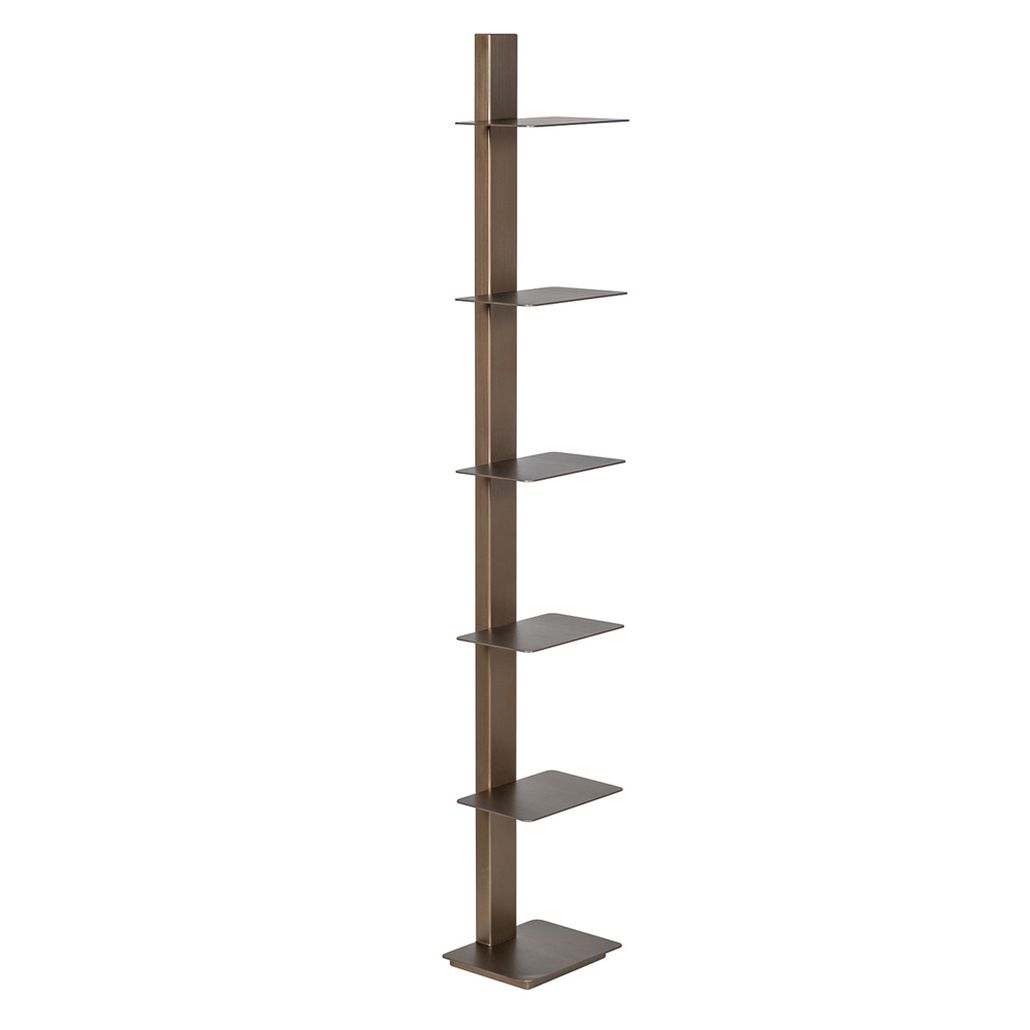 Полка узкая с вертикальной металлической опорой Modernist Design