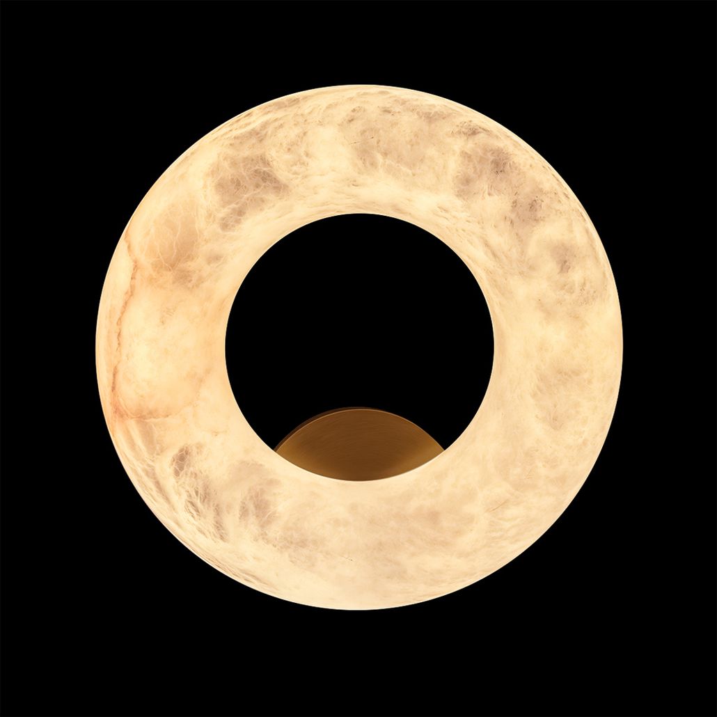 Настенный светильник Lunar Marble Circle круглый