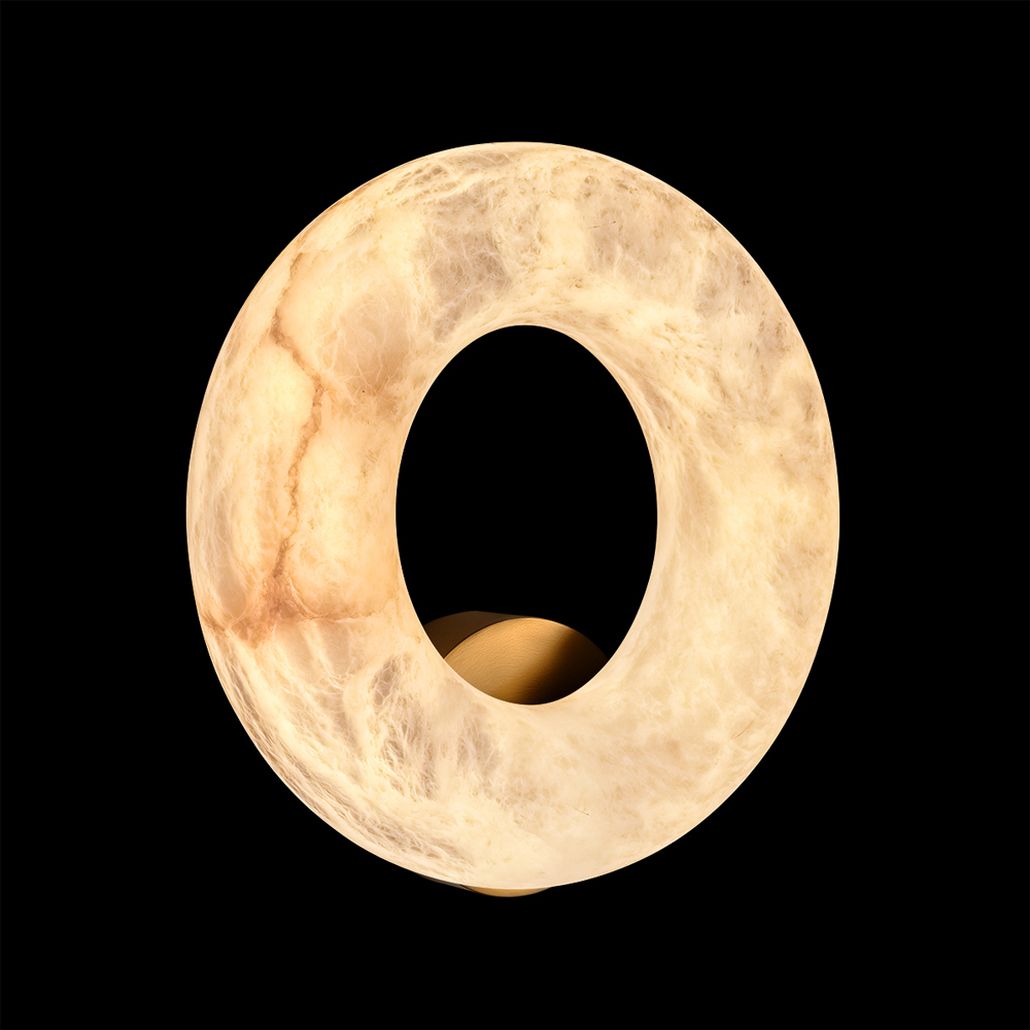 Настенный светильник Lunar Marble Circle круглый