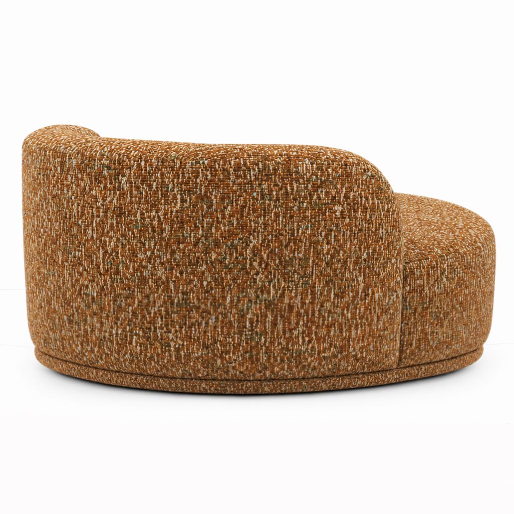 Круглая Кушетка UMA terracotta букле