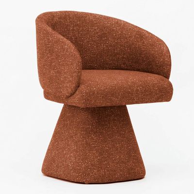 Современный Стул Swivel Chair Терракотовый Букле