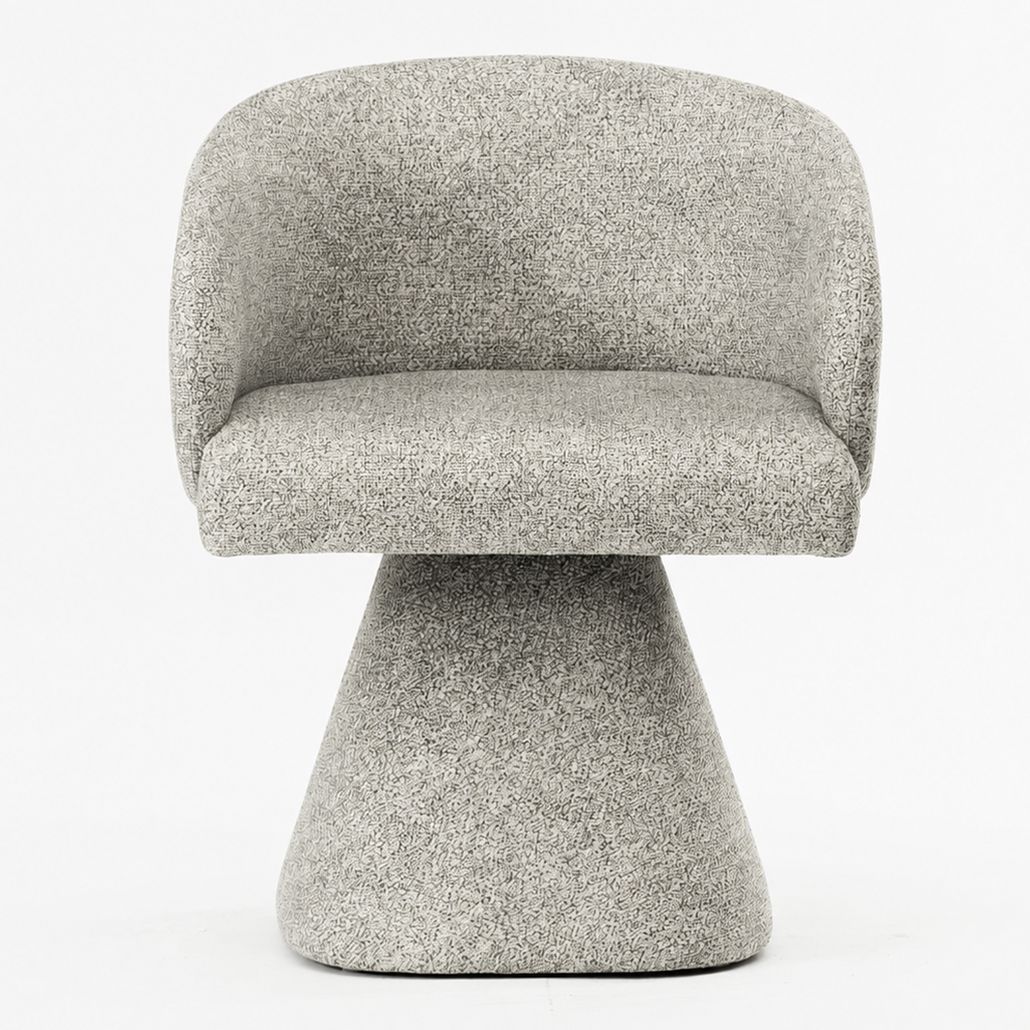 Современный Стул Swivel Chair Серый Букле