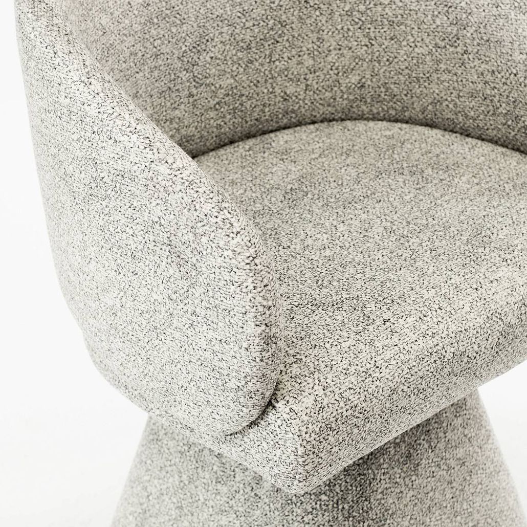 Современный Стул Swivel Chair Серый Букле