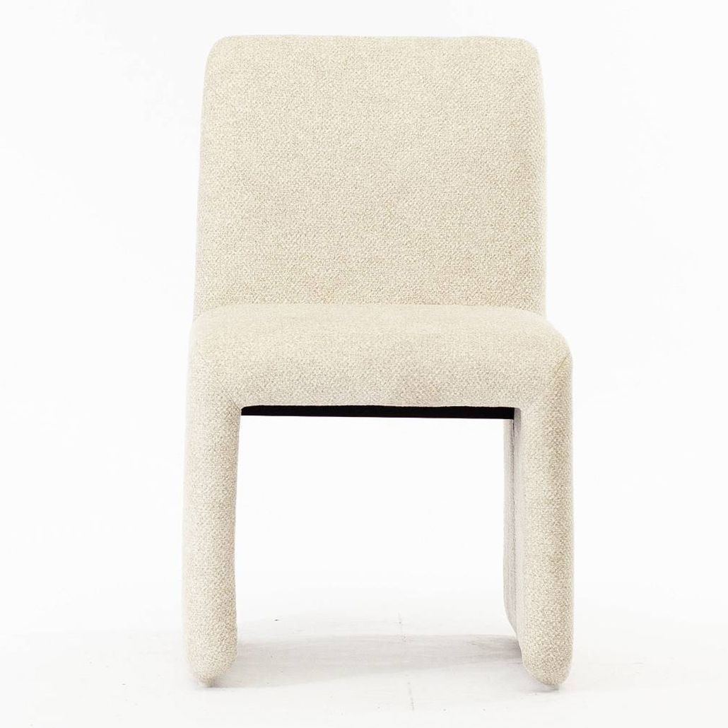 Современный Стул Fully Chair Светло-бежевая Букле